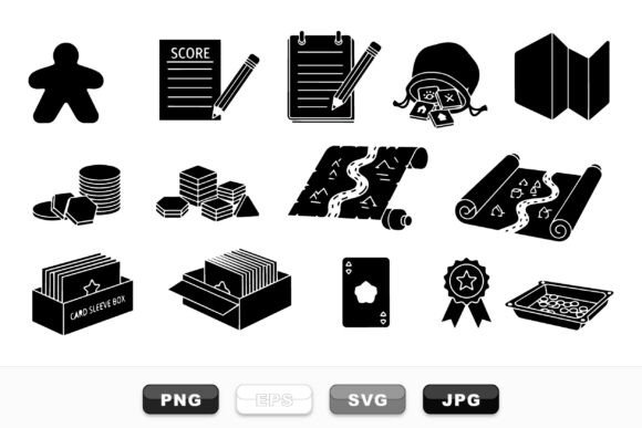 Board Game Graphics for Crafts & Design Projects