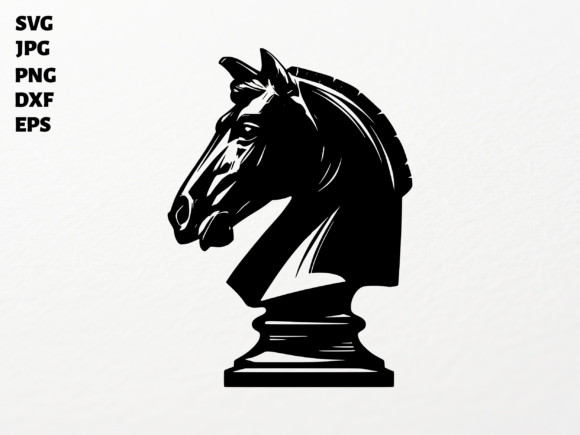 Chess Knight SVG: Premium Graphics for Crafts
