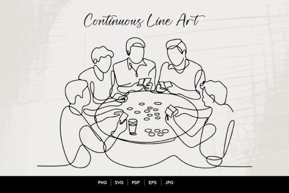 Continuous Line Friends Playing Cards: A Designer's Review