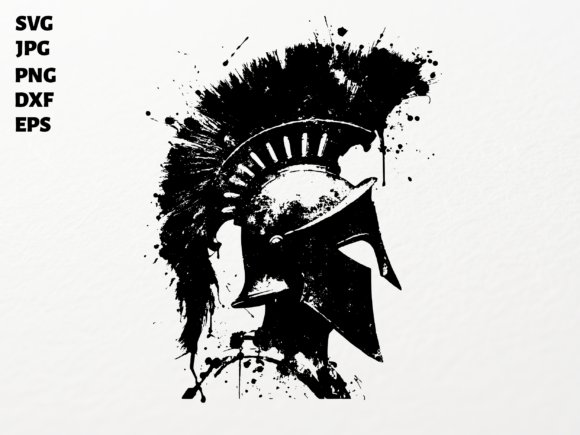 Corinthian Helmet SVG for Crafts & Graphics