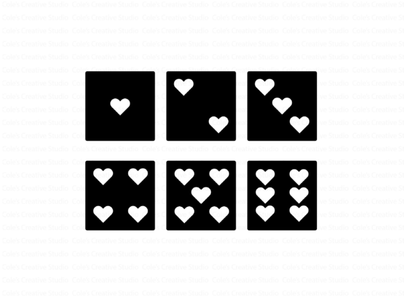 Filled Heart Dice Set Svg: A Designer's Review