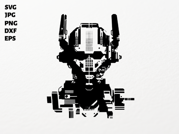 Futuristic Robot Head SVG for Cricut: A Designer's Review