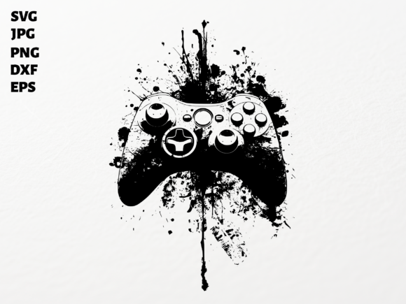 Gamer Controller SVG: Bold Graphics for Crafts