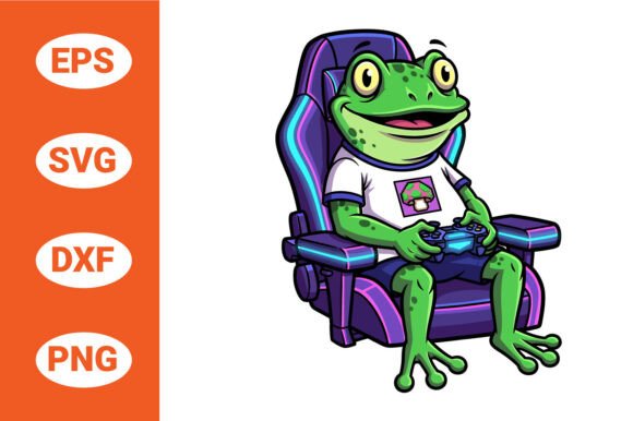 Gamer Frog Graphics for Crafts: A Designer's Review