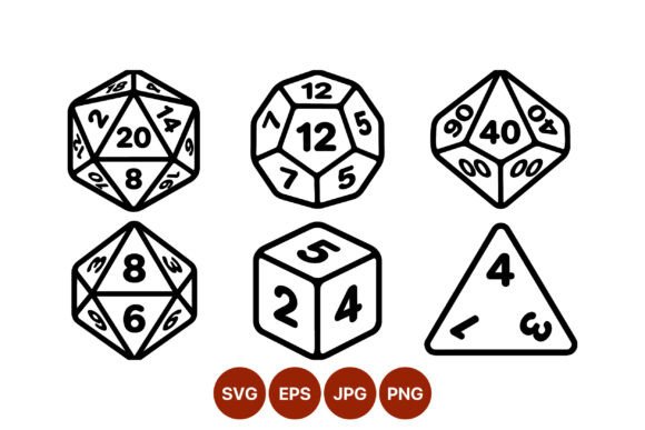 Gaming Dice Vector Line Art: A Designer's Review