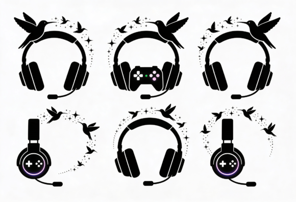 Gaming Headset Hummingbird SVG: A Designer's Review