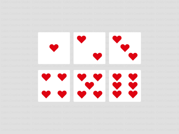 Heart Dice SVG Bundle: Graphics for Crafts & Brands