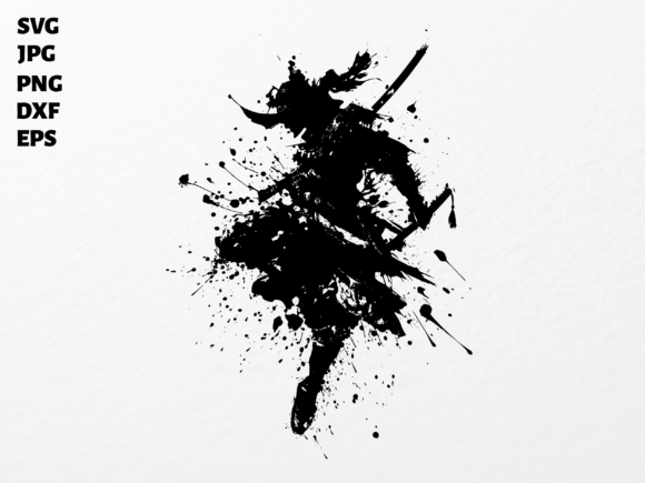 Ink Samurai SVG: Bold Graphics for Crafts