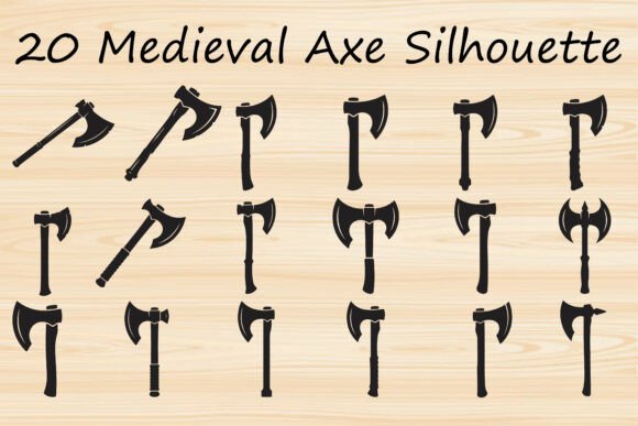 Medieval Axe Silhouette: A Designer's Review for Bold Embroidery