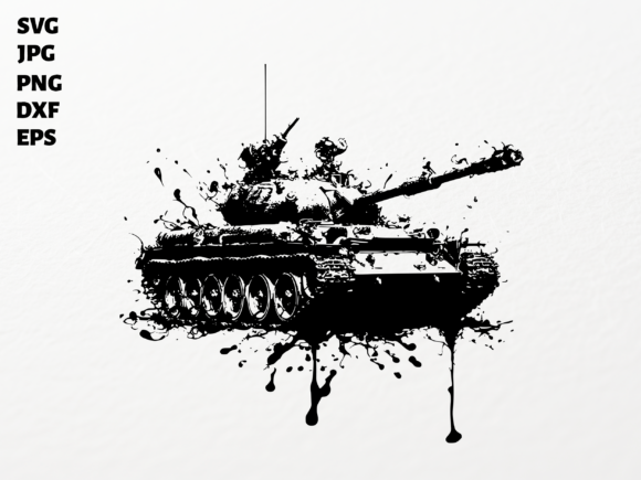 Military Tank Splash Art SVG for Cricut Review